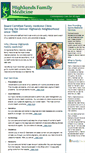 Mobile Screenshot of highlandsfamilymed.com